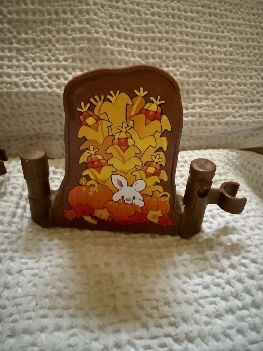 Fisher Price Little People Thanksgiving Celebration Corn And Bunny Fence Section